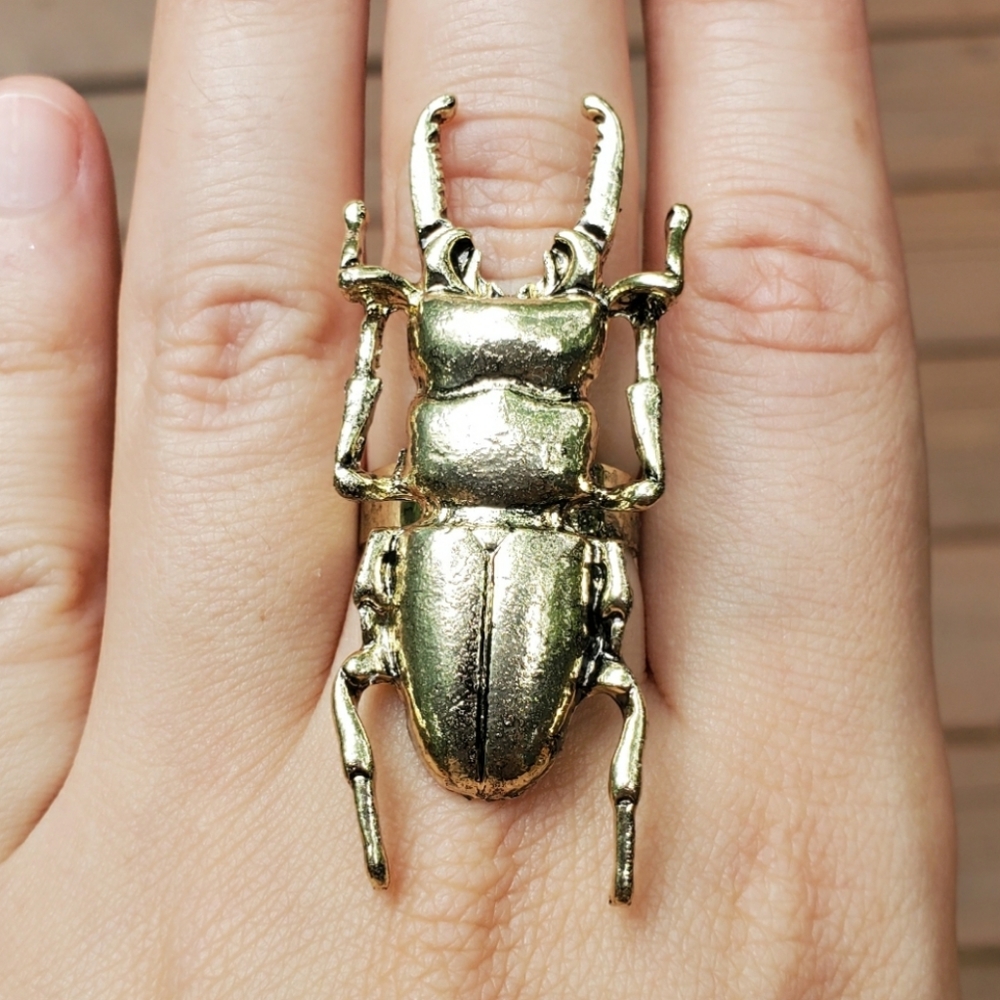 *HOST PICK NWOT *RARE* Bronze Egyptian Scarab Ring